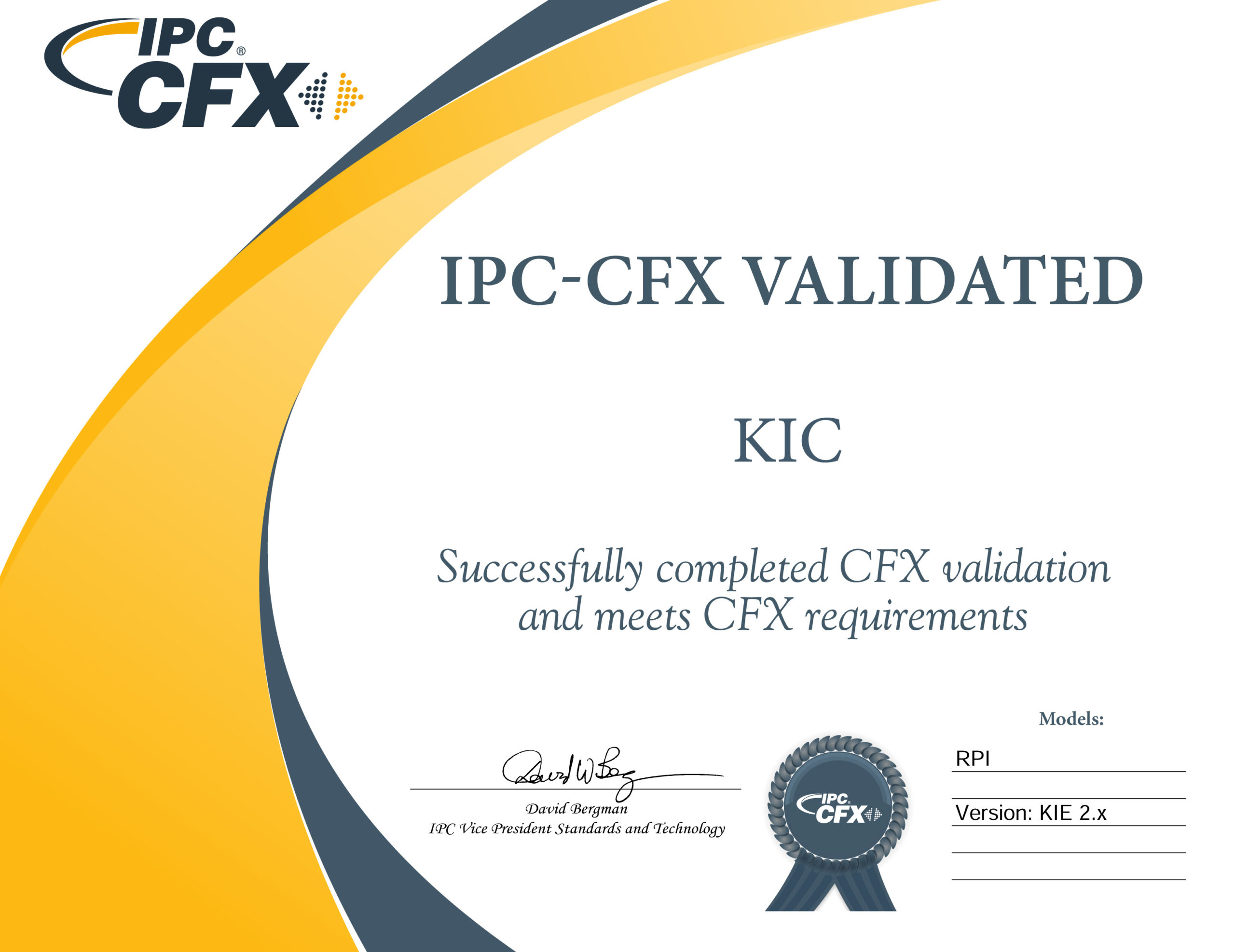 IPC-CFX 2591认证